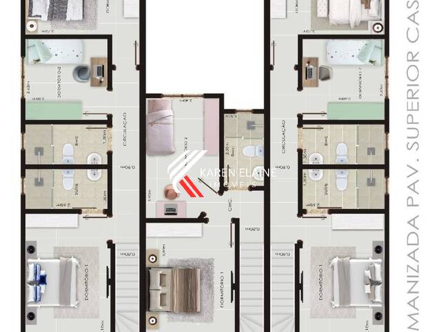 #1939 - Sobrado para Venda em Palhoça - SC - 2